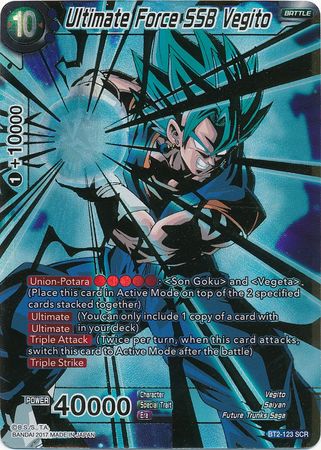 Ultimate Force SSB Vegito (BT2-123) [Union Force] | Event Horizon Hobbies CA