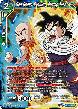 Son Gohan & Krillin, Buying Time (BT14-148) [Cross Spirits] | Event Horizon Hobbies CA