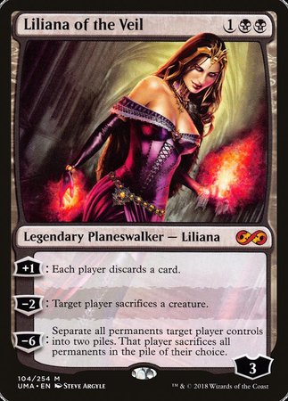 Liliana of the Veil [Ultimate Masters] | Event Horizon Hobbies CA