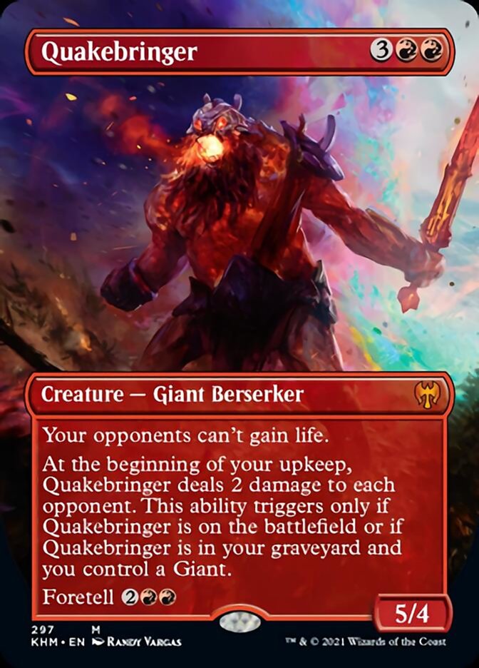 Quakebringer (Borderless Alternate Art) [Kaldheim] | Event Horizon Hobbies CA