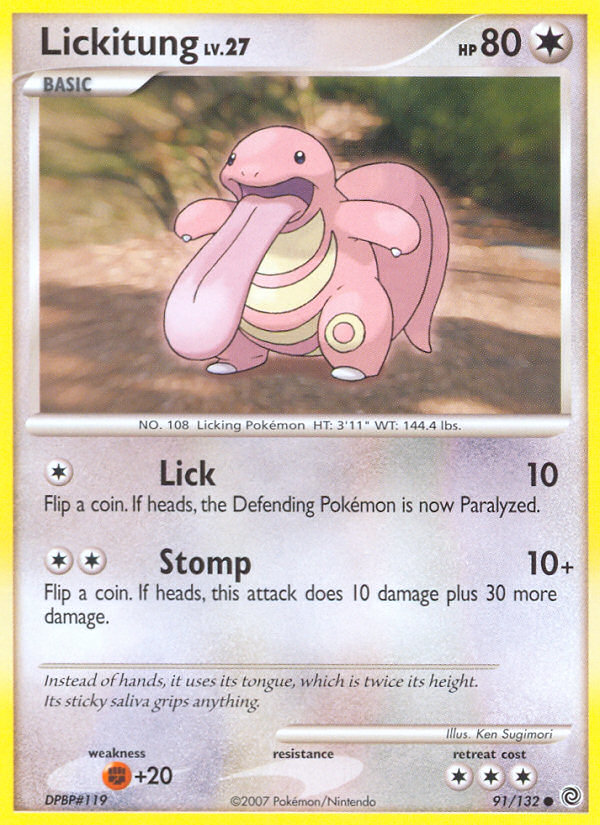 Lickitung (91/132) [Diamond & Pearl: Secret Wonders] | Event Horizon Hobbies CA