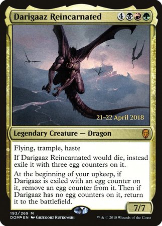 Darigaaz Reincarnated [Dominaria Promos] | Event Horizon Hobbies CA