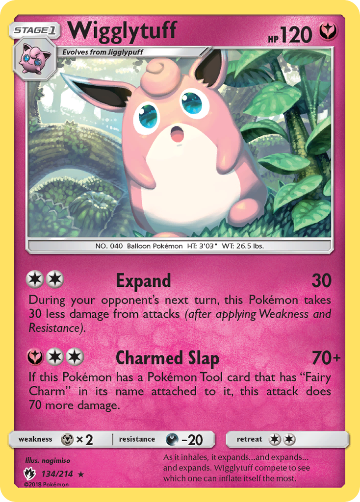 Wigglytuff (134/214) [Sun & Moon: Lost Thunder] | Event Horizon Hobbies CA