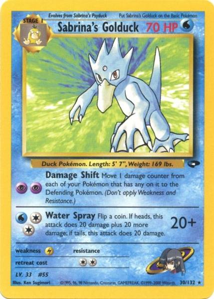 Sabrina's Golduck (30/132) [Gym Challenge Unlimited] | Event Horizon Hobbies CA