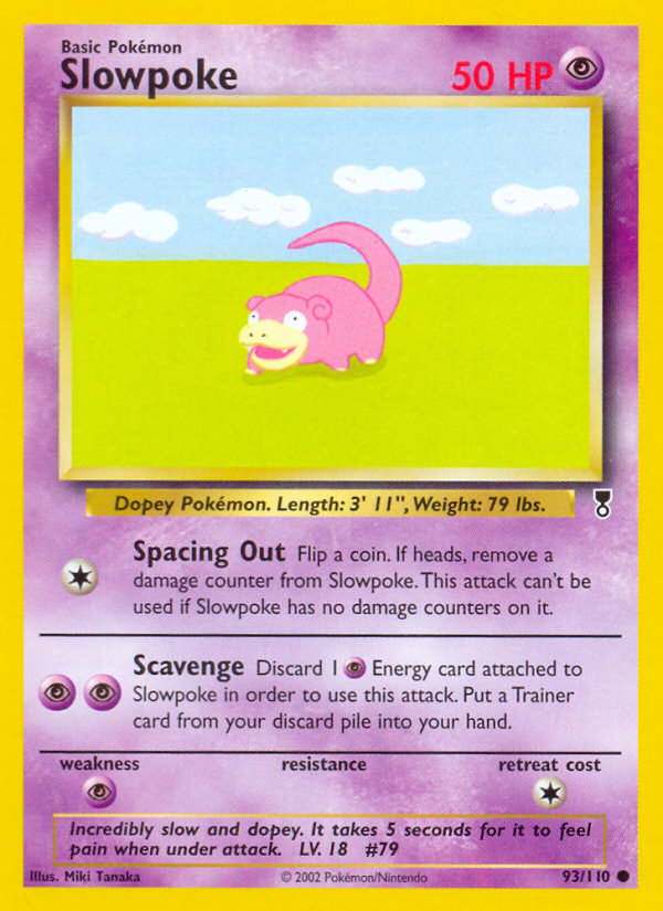 Slowpoke (93/110) [Legendary Collection] | Event Horizon Hobbies CA