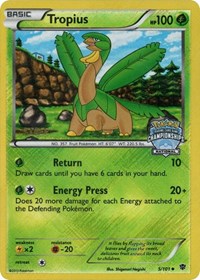 Tropius (5/101) (National Championship Staff Promo) [Black & White: Plasma Blast] | Event Horizon Hobbies CA