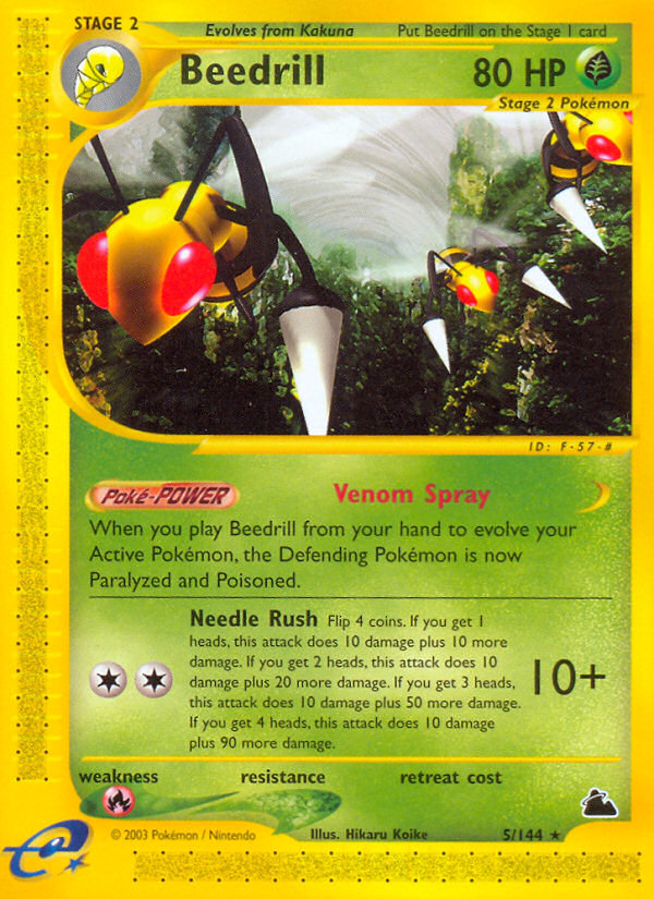 Beedrill (5/144) [Skyridge] | Event Horizon Hobbies CA