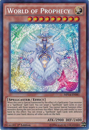 World of Prophecy [MP14-EN081] Secret Rare | Event Horizon Hobbies CA