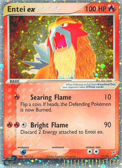 Entei ex (91/95) [EX: Team Magma vs Team Aqua] | Event Horizon Hobbies CA