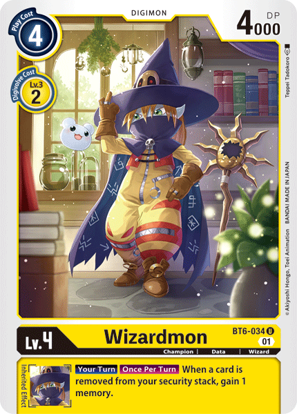 Wizardmon [BT6-034] [Double Diamond] | Event Horizon Hobbies CA