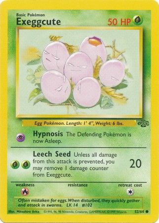 Exeggcute (52/64) [Jungle Unlimited] | Event Horizon Hobbies CA