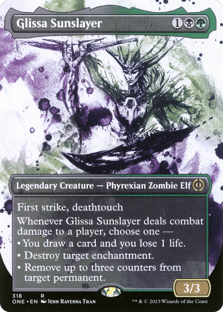 Glissa Sunslayer (Borderless Ichor) [Phyrexia: All Will Be One] | Event Horizon Hobbies CA