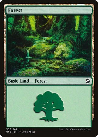 Forest (306) [Commander 2018] | Event Horizon Hobbies CA