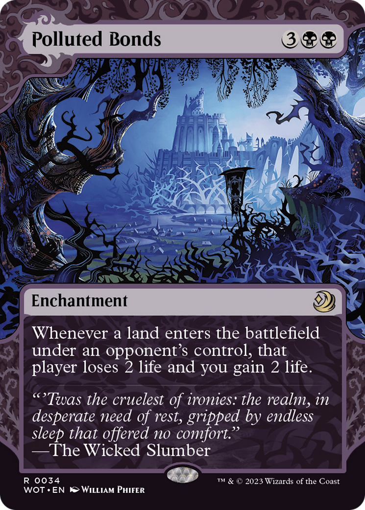 Polluted Bonds [Wilds of Eldraine: Enchanting Tales] | Event Horizon Hobbies CA