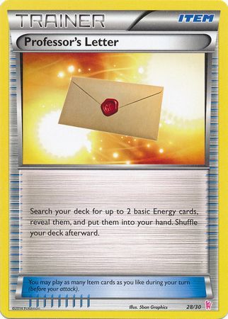 Professor's Letter (28/30) [XY: Trainer Kit - Sylveon] | Event Horizon Hobbies CA