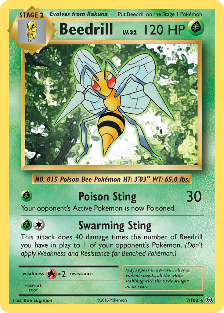 Beedrill (7/108) [XY: Evolutions] | Event Horizon Hobbies CA