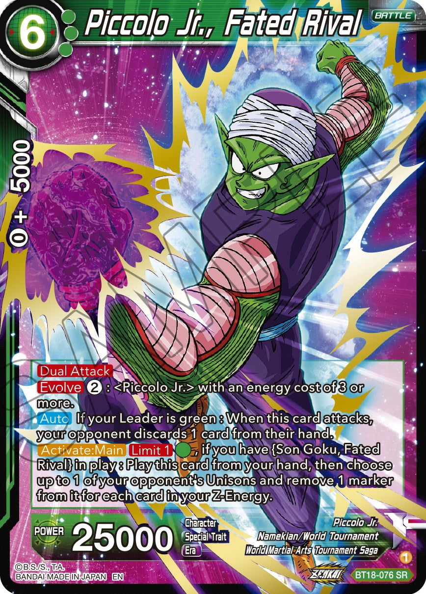 Piccolo Jr., Fated Rival (BT18-076) [Dawn of the Z-Legends] | Event Horizon Hobbies CA