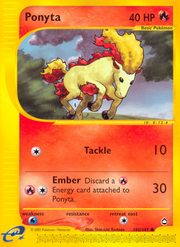 Ponyta (102/147) [Aquapolis] | Event Horizon Hobbies CA