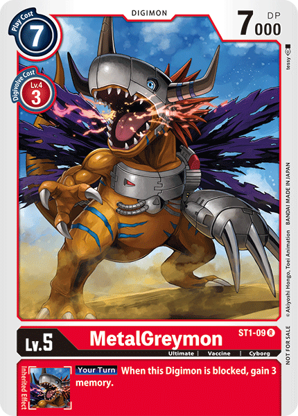 MetalGreymon [ST1-09] (Tamer Battle Pack) [Starter Deck: Gaia Red Promos] | Event Horizon Hobbies CA