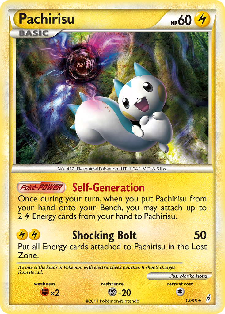 Pachirisu (18/95) [HeartGold & SoulSilver: Call of Legends] | Event Horizon Hobbies CA