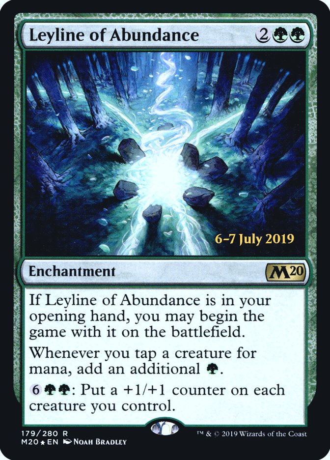 Leyline of Abundance  [Core Set 2020 Prerelease Promos] | Event Horizon Hobbies CA