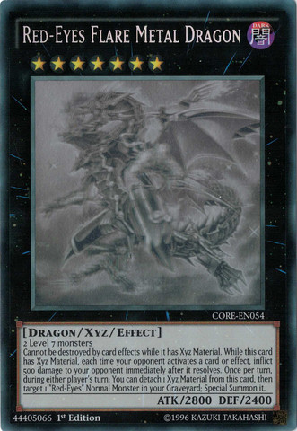 Red-Eyes Flare Metal Dragon [CORE-EN054] Ghost Rare | Event Horizon Hobbies CA