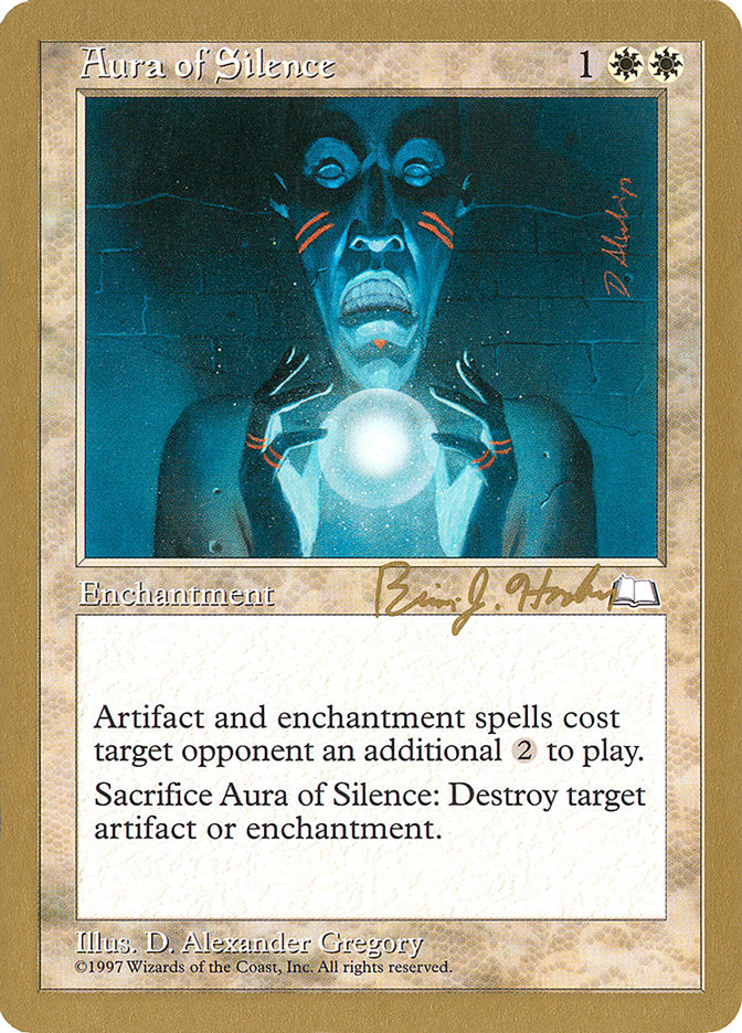 Aura of Silence (Brian Hacker) [World Championship Decks 1998] | Event Horizon Hobbies CA