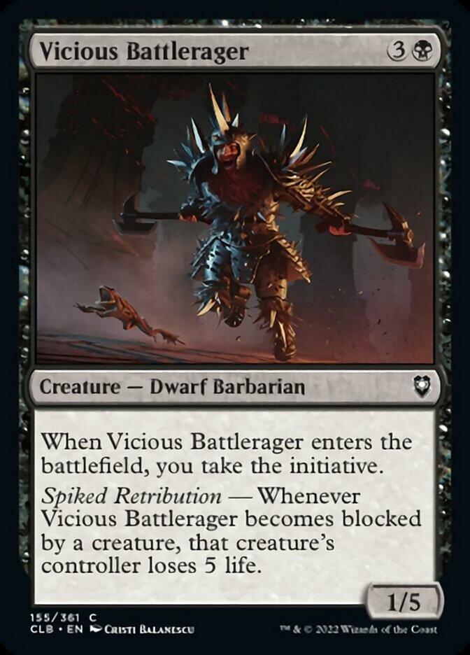 Vicious Battlerager [Commander Legends: Battle for Baldur's Gate] | Event Horizon Hobbies CA