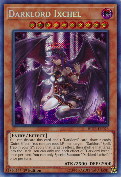 Darklord Ixchel [BLRR-EN076] Secret Rare | Event Horizon Hobbies CA