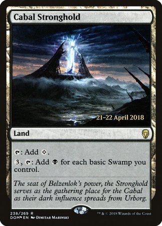 Cabal Stronghold [Dominaria Promos] | Event Horizon Hobbies CA