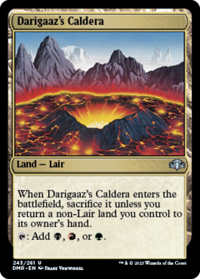 Darigaaz's Caldera [Dominaria Remastered] | Event Horizon Hobbies CA