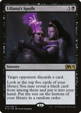 Liliana's Spoils [Core Set 2019] | Event Horizon Hobbies CA