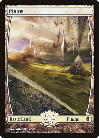 Plains (233) - Full Art [Zendikar] | Event Horizon Hobbies CA