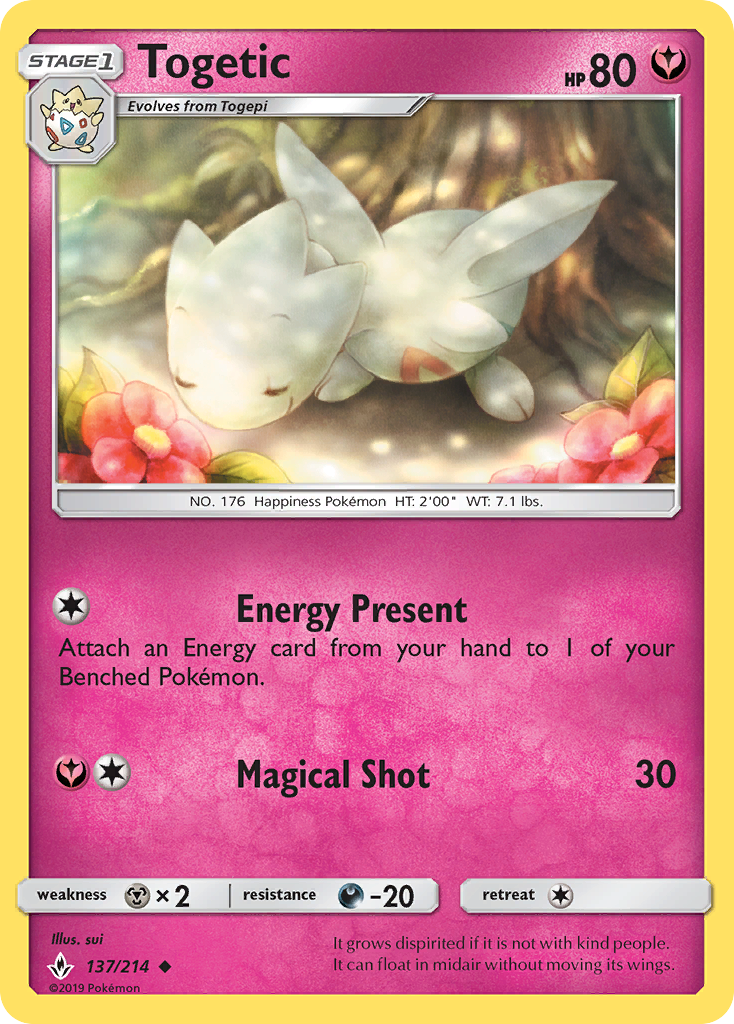 Togetic (137/214) [Sun & Moon: Unbroken Bonds] | Event Horizon Hobbies CA