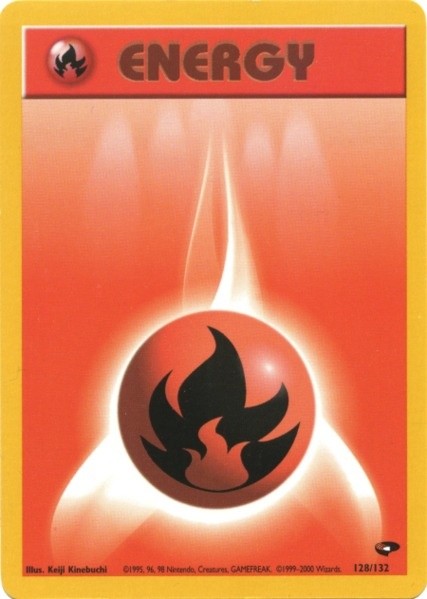 Fire Energy (128/132) [Gym Challenge Unlimited] | Event Horizon Hobbies CA