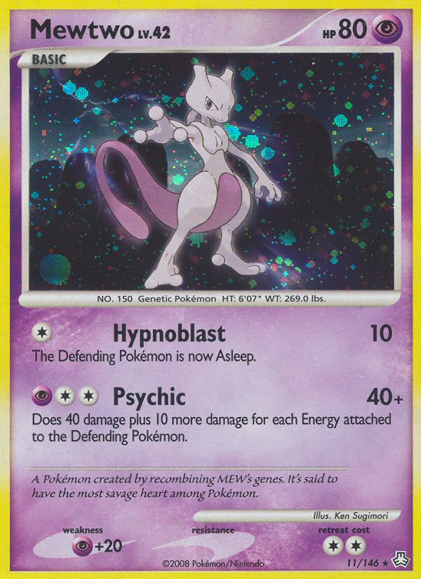 Mewtwo (11/146) [Diamond & Pearl: Legends Awakened] | Event Horizon Hobbies CA