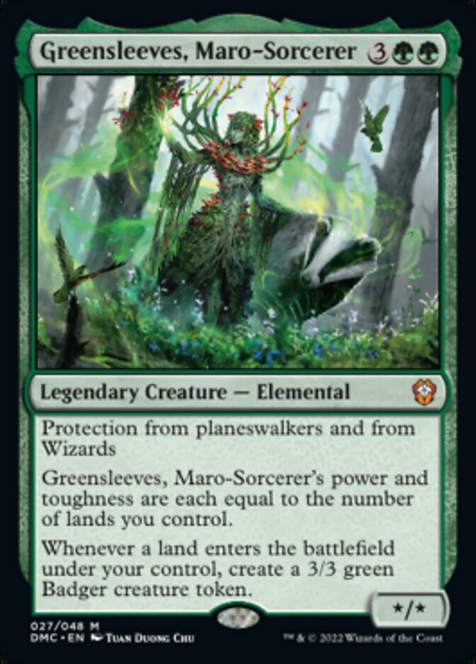 Greensleeves, Maro-Sorcerer [Dominaria United Commander] | Event Horizon Hobbies CA