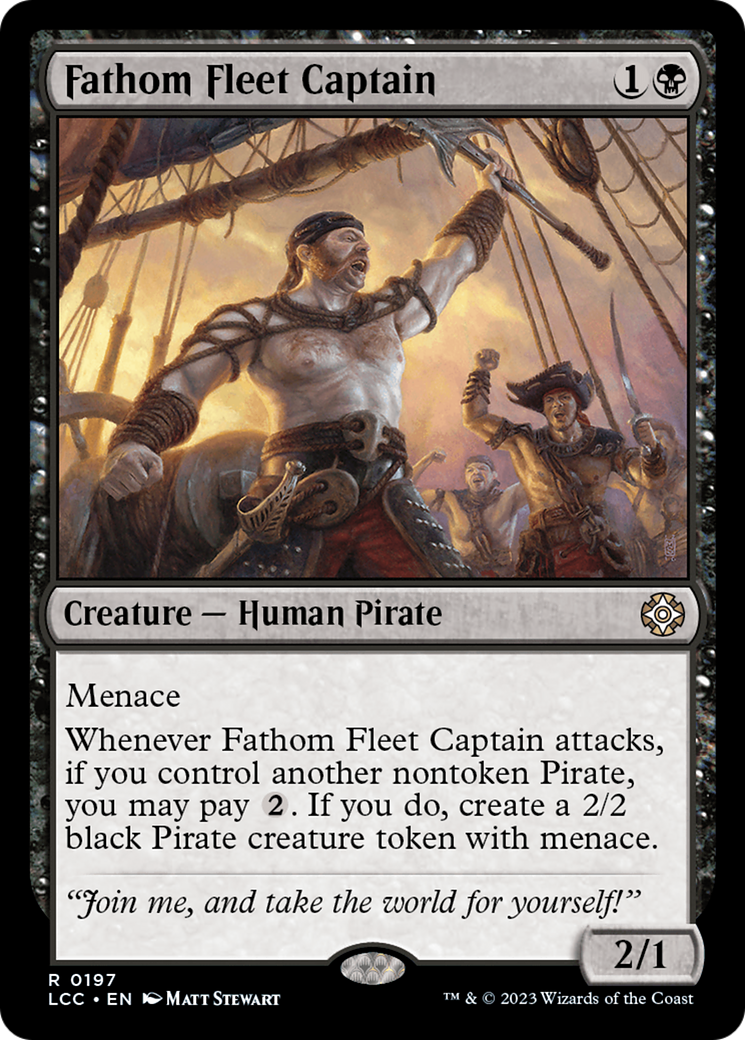 Fathom Fleet Captain [The Lost Caverns of Ixalan Commander] | Event Horizon Hobbies CA