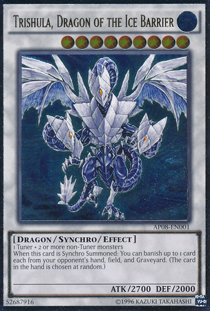 Trishula, Dragon of the Ice Barrier [AP08-EN001] Ultimate Rare | Event Horizon Hobbies CA