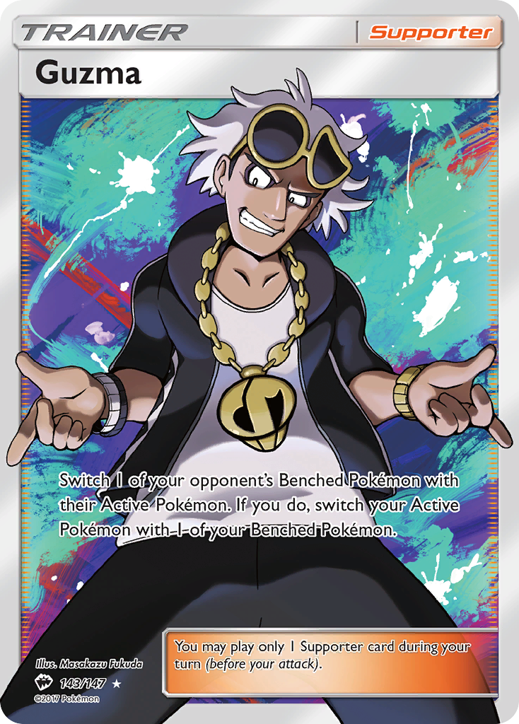 Guzma (143/147) [Sun & Moon: Burning Shadows] | Event Horizon Hobbies CA