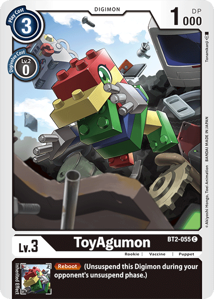 ToyAgumon [BT2-055] [Release Special Booster Ver.1.0] | Event Horizon Hobbies CA