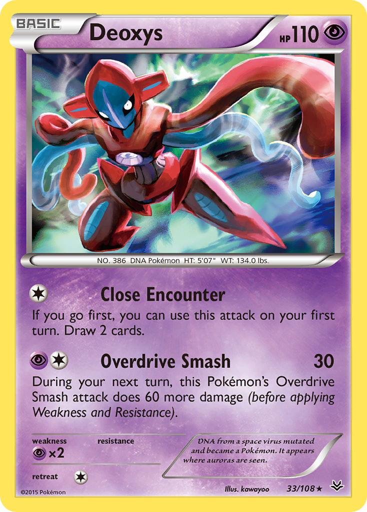 Deoxys (33/108) [XY: Roaring Skies] | Event Horizon Hobbies CA