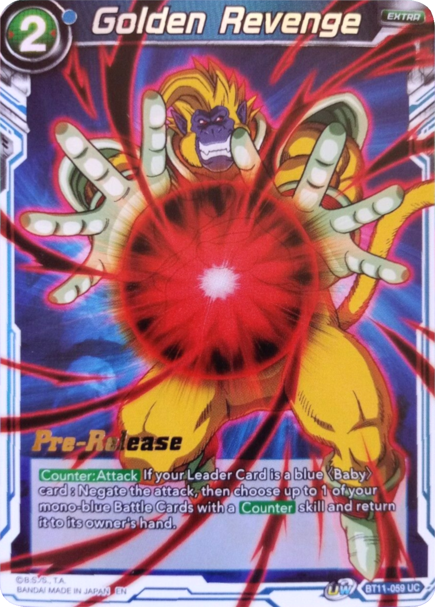 Golden Revenge (BT11-059) [Vermilion Bloodline Prerelease Promos] | Event Horizon Hobbies CA