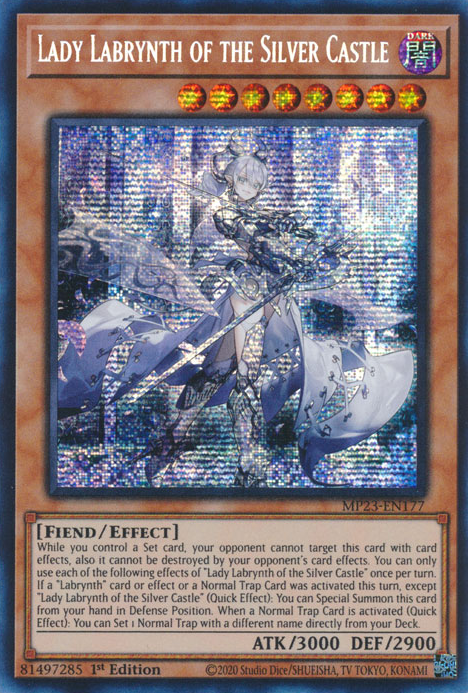 Lady Labrynth of the Silver Castle [MP23-EN177] Prismatic Secret Rare | Event Horizon Hobbies CA