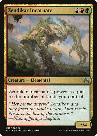 Zendikar Incarnate [Magic Origins] | Event Horizon Hobbies CA