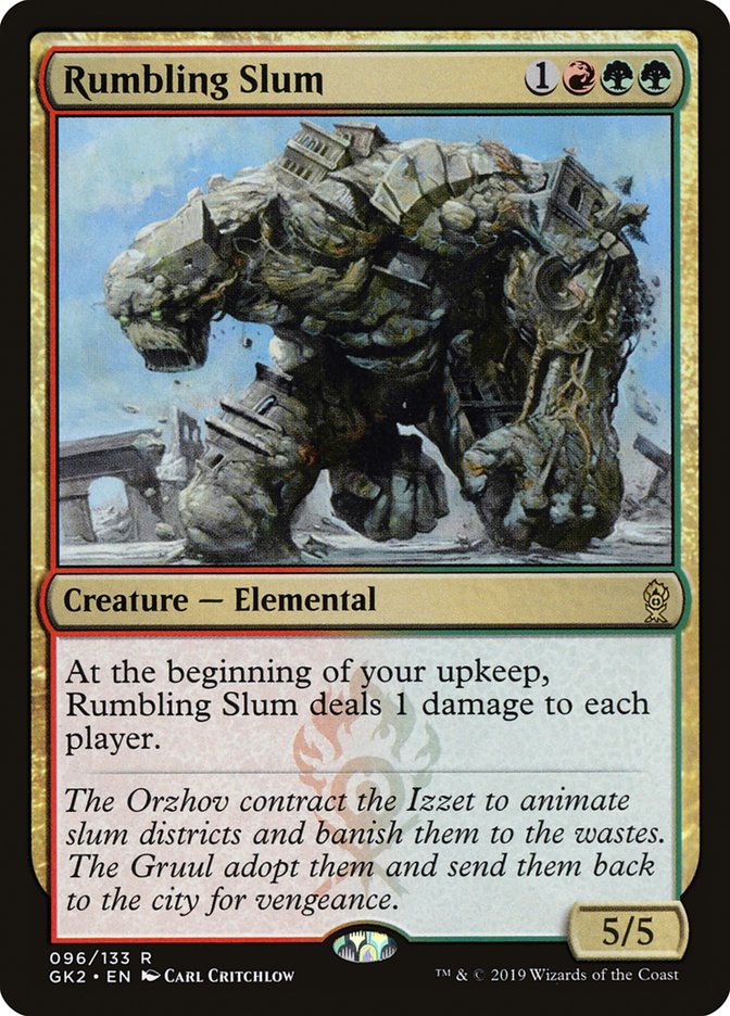 Rumbling Slum [Ravnica Allegiance Guild Kit] | Event Horizon Hobbies CA