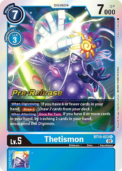 Thetismon [BT10-023] [Xros Encounter Pre-Release Cards] | Event Horizon Hobbies CA