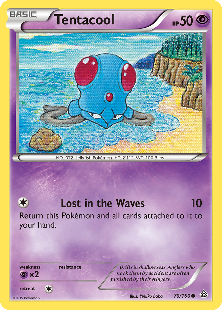 Tentacool (70/160) [XY: Primal Clash] | Event Horizon Hobbies CA