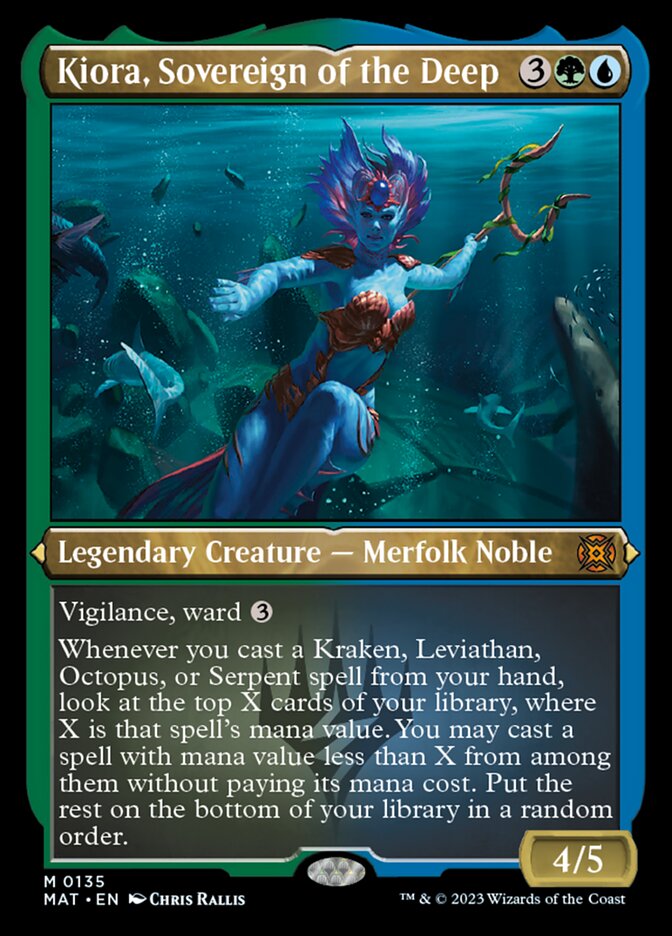 Kiora, Sovereign of the Deep (Foil Etched) [March of the Machine: The Aftermath] | Event Horizon Hobbies CA