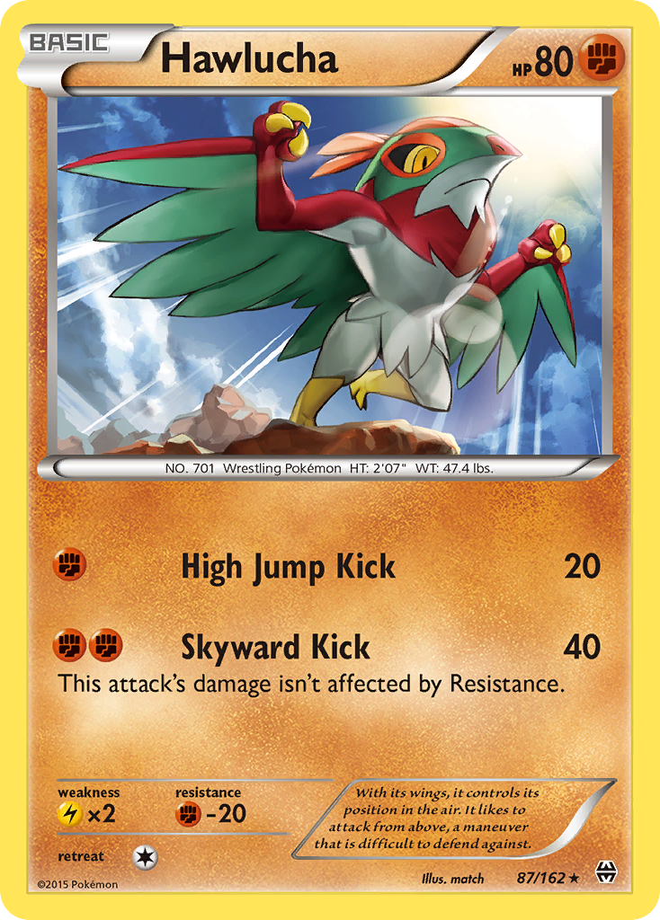 Hawlucha (87/162) [XY: BREAKthrough] | Event Horizon Hobbies CA